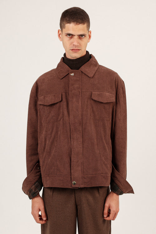 BROWN CORDUROY JACKET