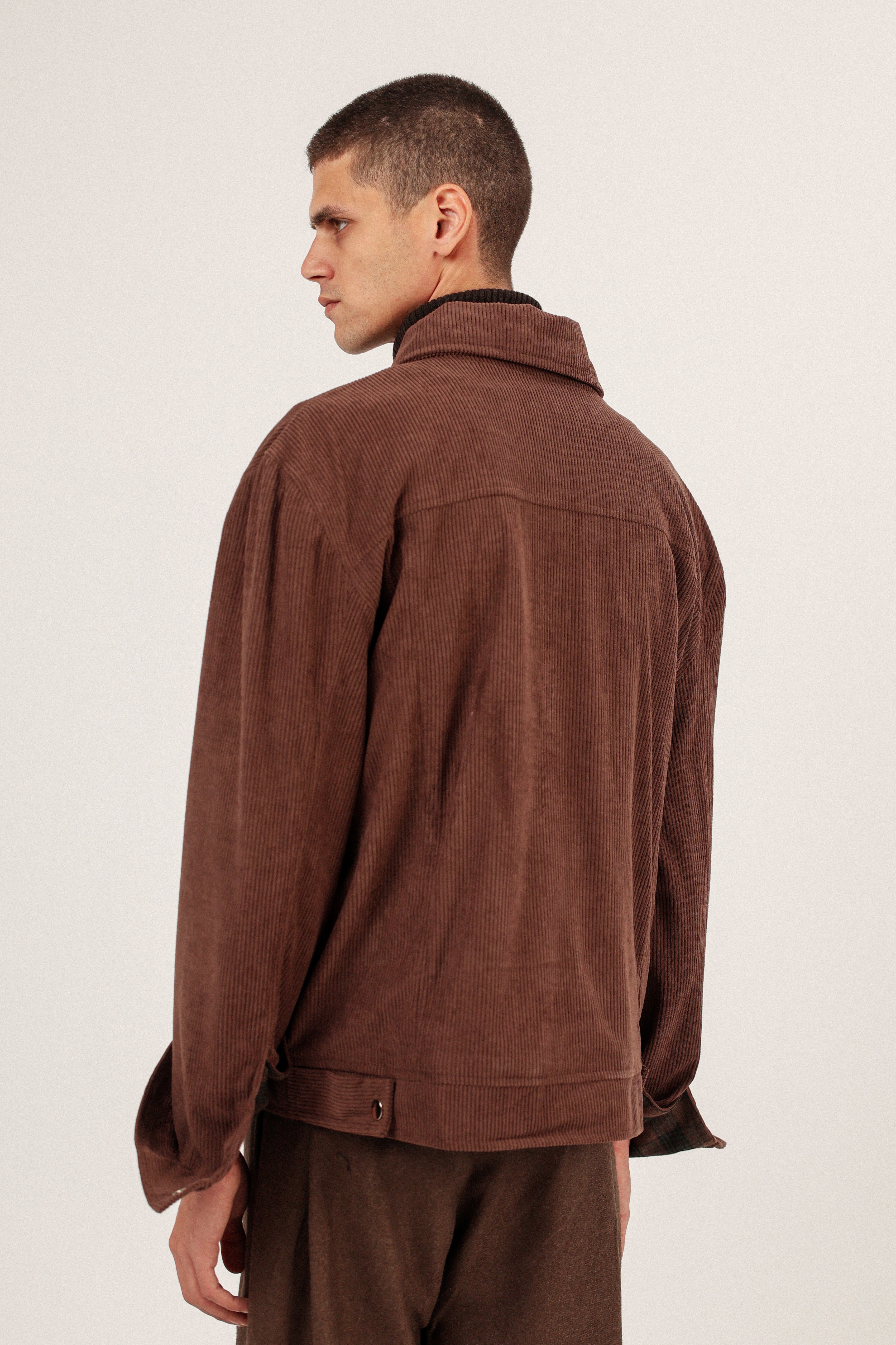 BROWN CORDUROY JACKET