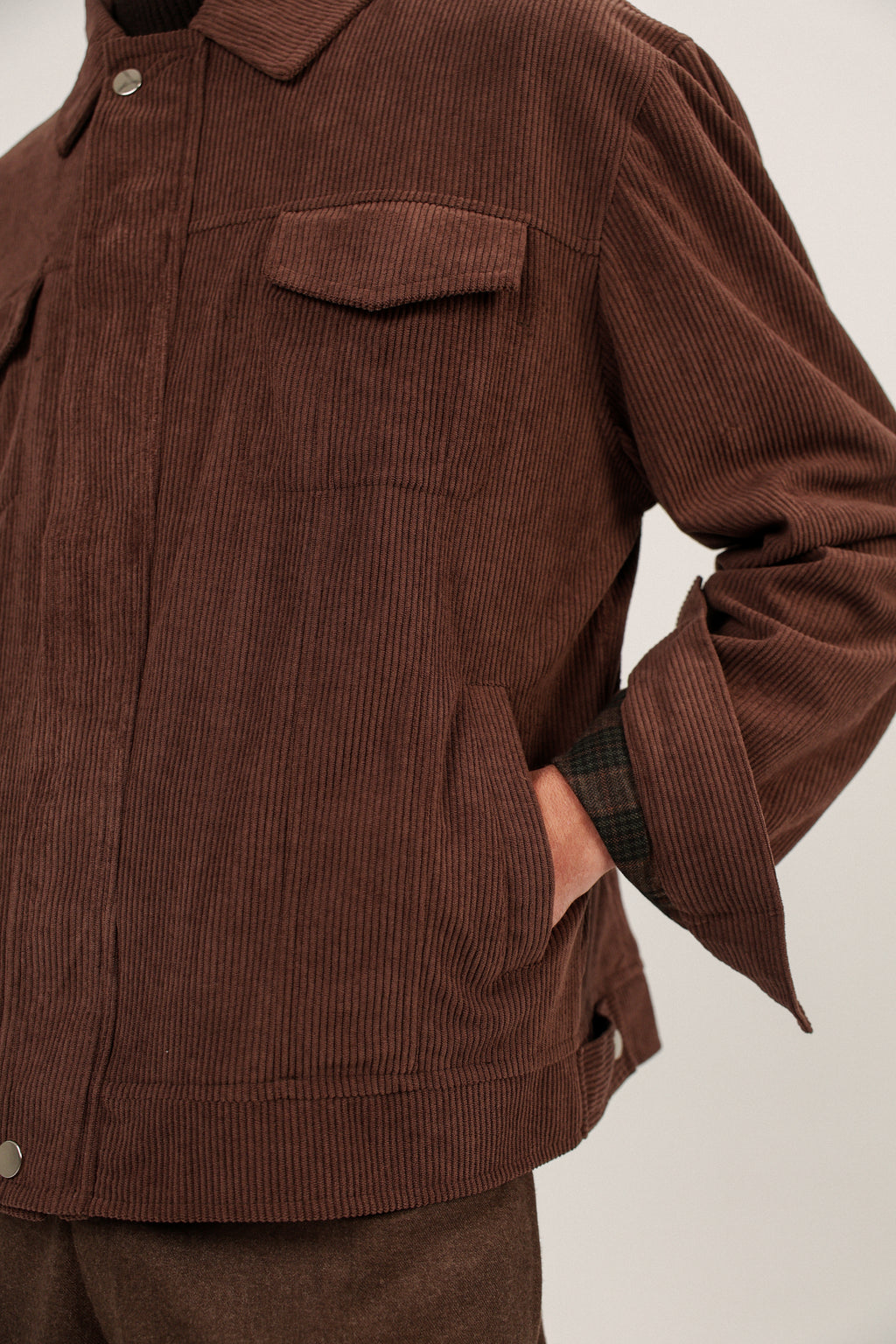 BROWN CORDUROY JACKET