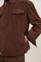 BROWN CORDUROY JACKET