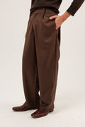MEN’S WOOL PANTS (BROWN)