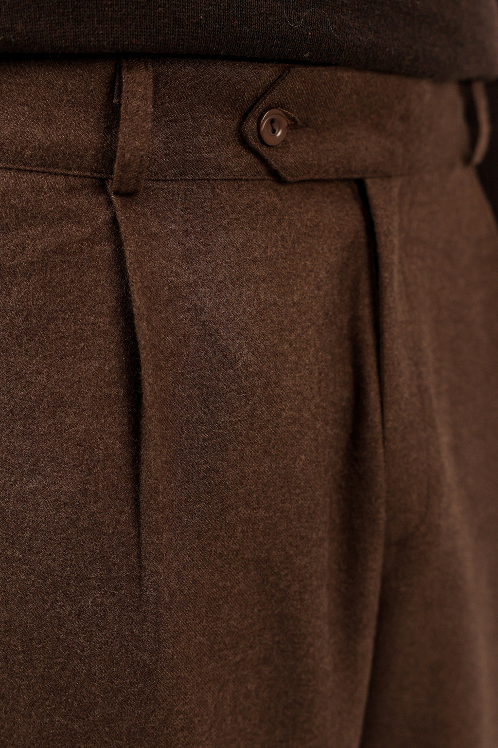 MEN’S WOOL PANTS (BROWN)