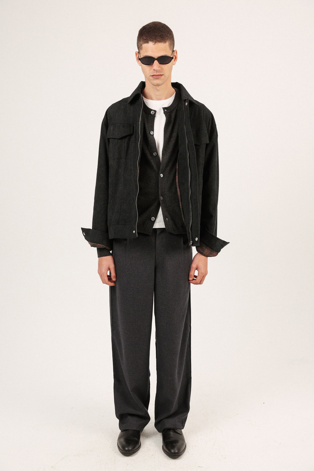 BLACK CORDUROY JACKET