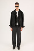 BLACK CORDUROY JACKET